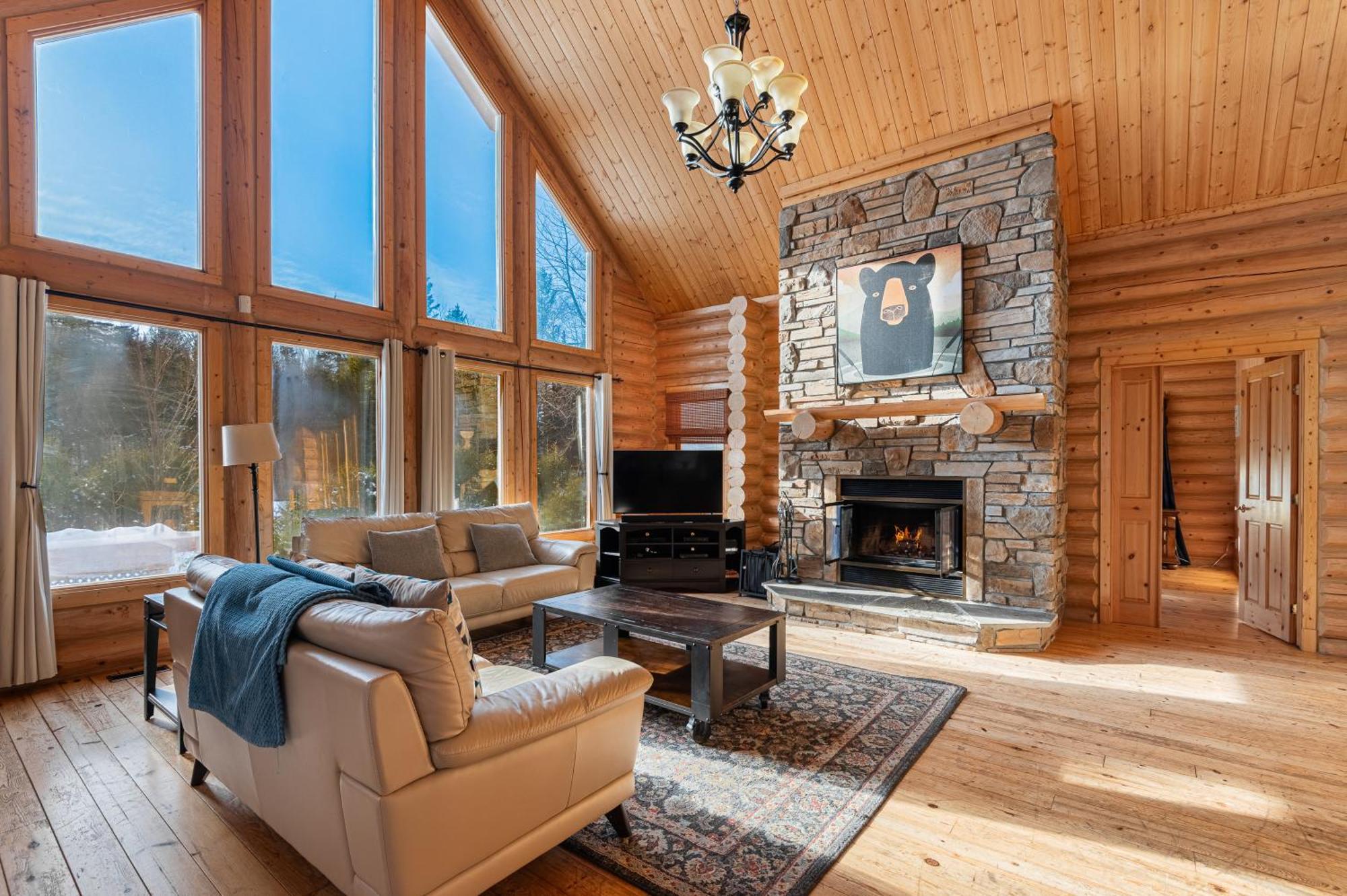 Fiddler Lake Resort Chalet 4 Cerf Mille-Isles Exteriör bild