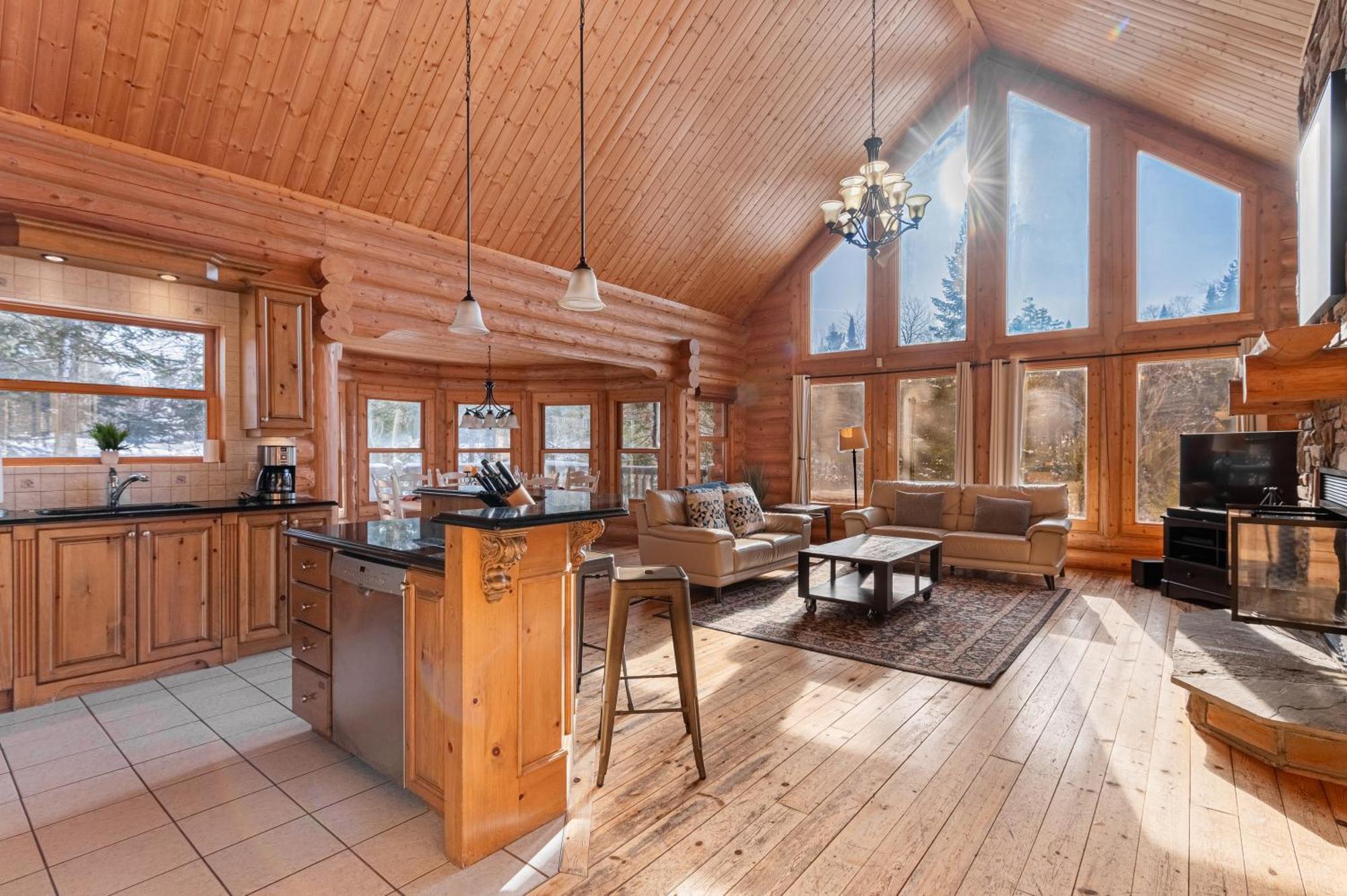 Fiddler Lake Resort Chalet 4 Cerf Mille-Isles Exteriör bild